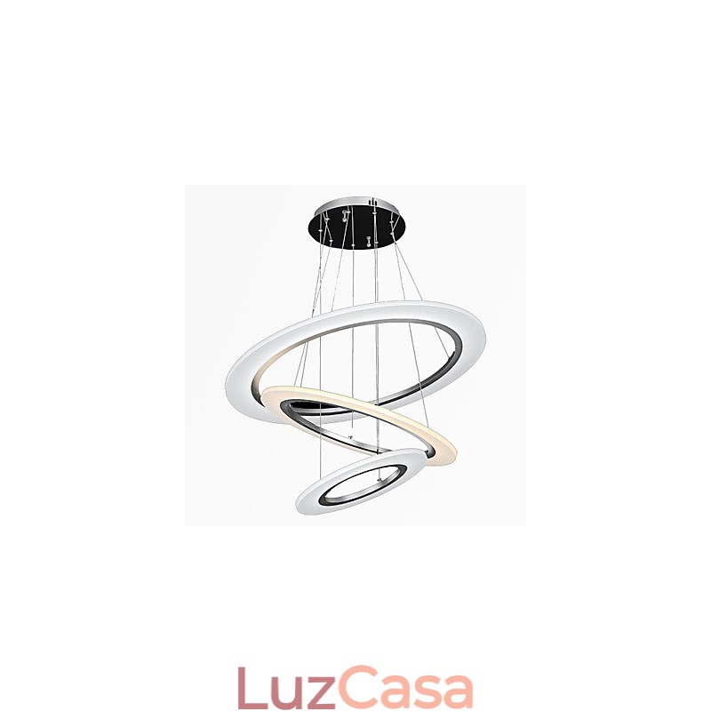 Lustre de acrílico com pingente de luz, iluminação de teto com forma faça você mesmo