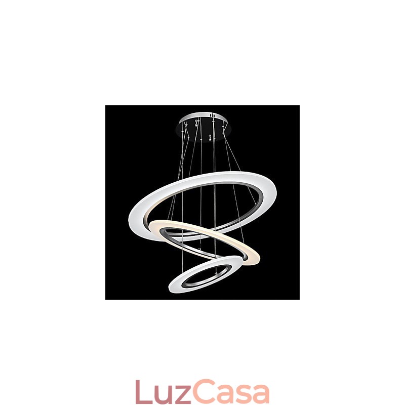 Lustre de acrílico com pingente de luz, iluminação de teto com forma faça você mesmo