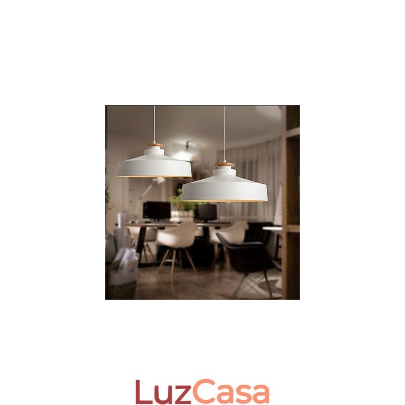 Luminárias pendentes modernas contemporâneas de metal
