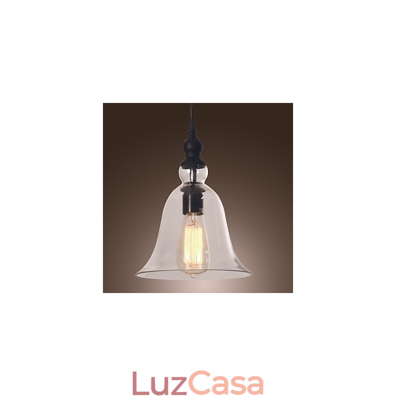 Tradicional clássico vintage tigela mini estilo galvanizado pingente luz
