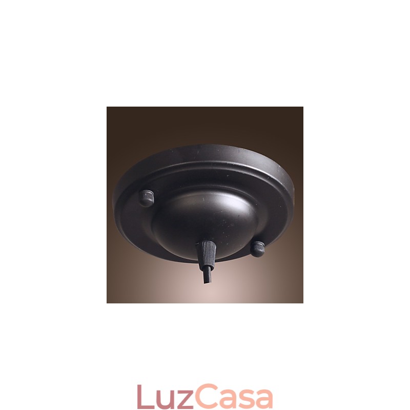 Tradicional clássico vintage tigela mini estilo galvanizado pingente luz