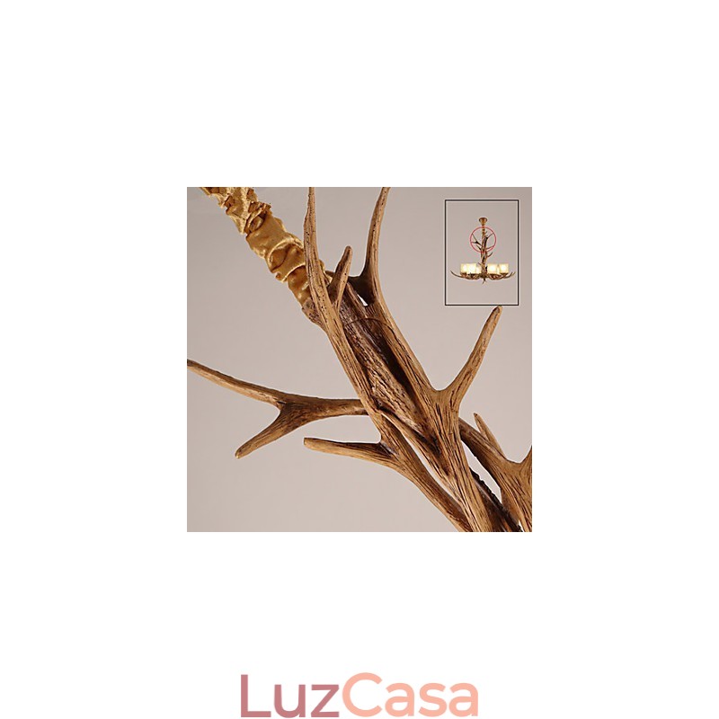 Lustre Pendente Luz Vintage Resina