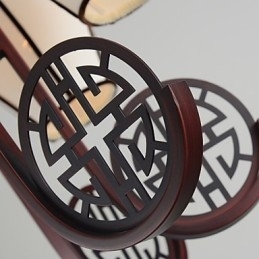 Lustre de metal galvanizado estilo vintage rústico Lodge Mini