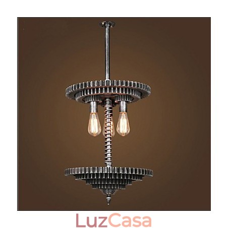 Lustre Vintage Lron Lustre Criativo Engrenagem Mecânica Lustre Vintage Lron Lustre Criativo Engrenagem Mecânica
