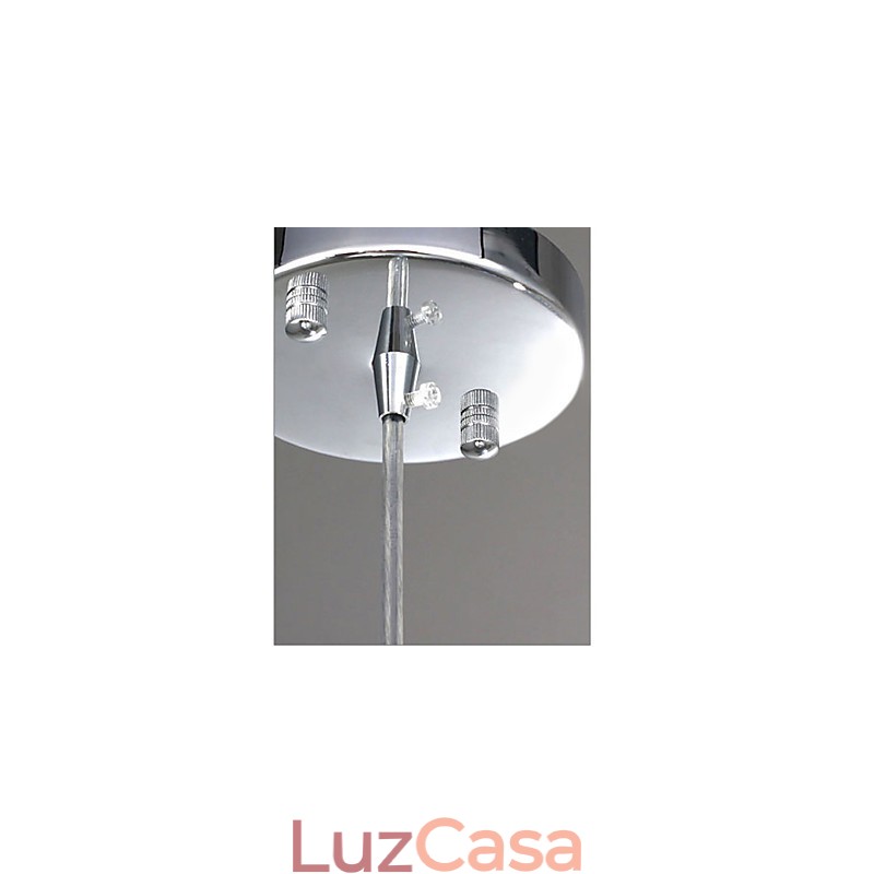 Luminária pendente moderna contemporânea em cristal globo estilo mini galvanizada