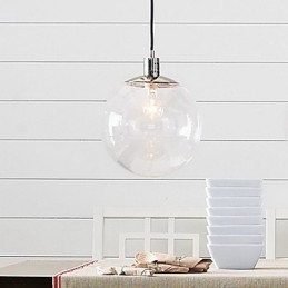 Luminária pendente estilo mini globo clássico tradicional