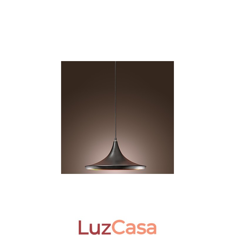 Luminária pendente moderna, contemporânea, retrô, estilo mini, pintura
