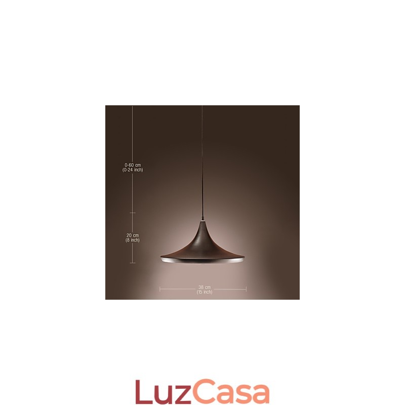 Luminária pendente moderna, contemporânea, retrô, estilo mini, pintura