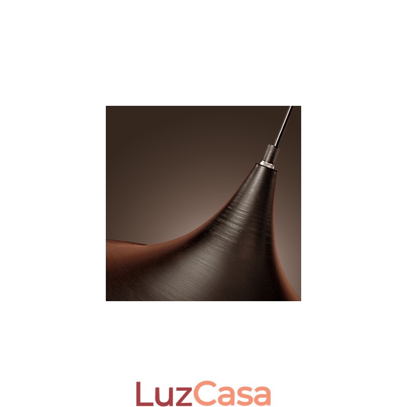 Luminária pendente moderna, contemporânea, retrô, estilo mini, pintura