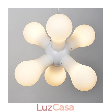 Luminária pendente de vidro simples Luminária pendente de vidro simples