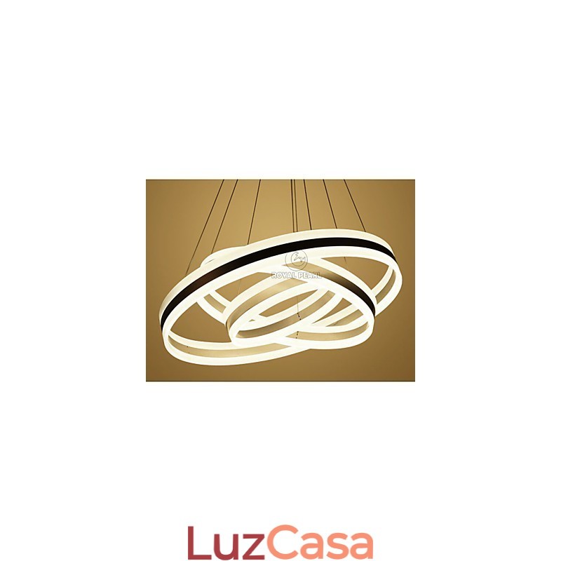 Lustre Moderno Luminária Pendente Cristal 120W