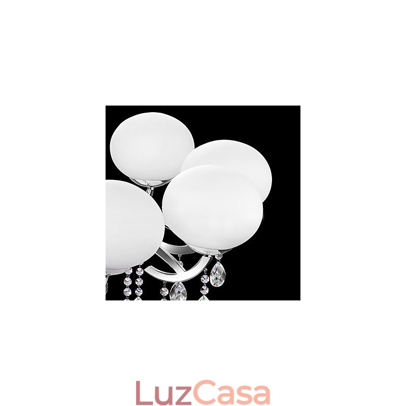 Lustre de Cristal Luxo Moderno Living 9 Luzes