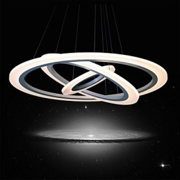 Luminária pendente acrílica moderna contemporânea de 75 watts