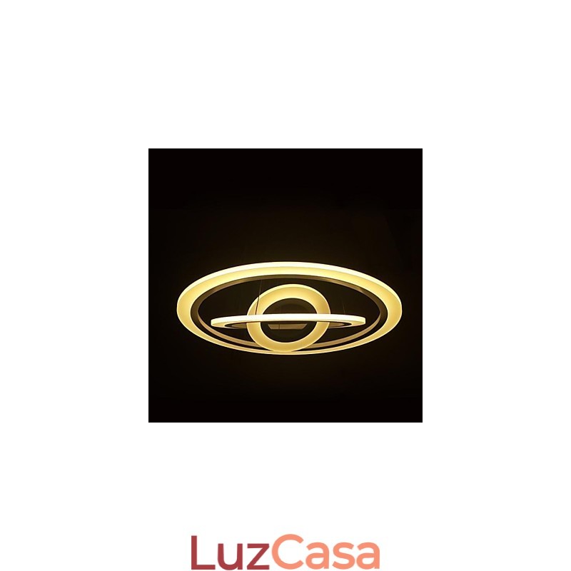 Luminária pendente acrílica moderna contemporânea de 75 watts