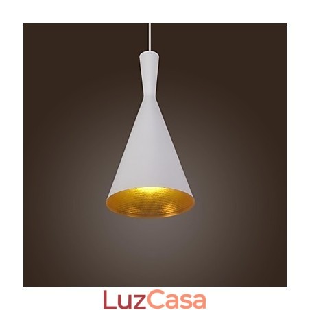 Luminária pendente de metal com pintura retrô country contemporânea moderna Luminária pendente de metal com pintura retrô country contemporânea moderna