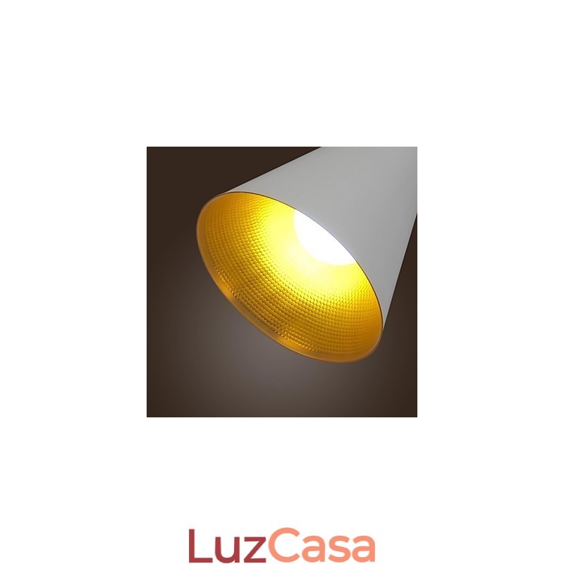 Luminária pendente de metal com pintura retrô country contemporânea moderna