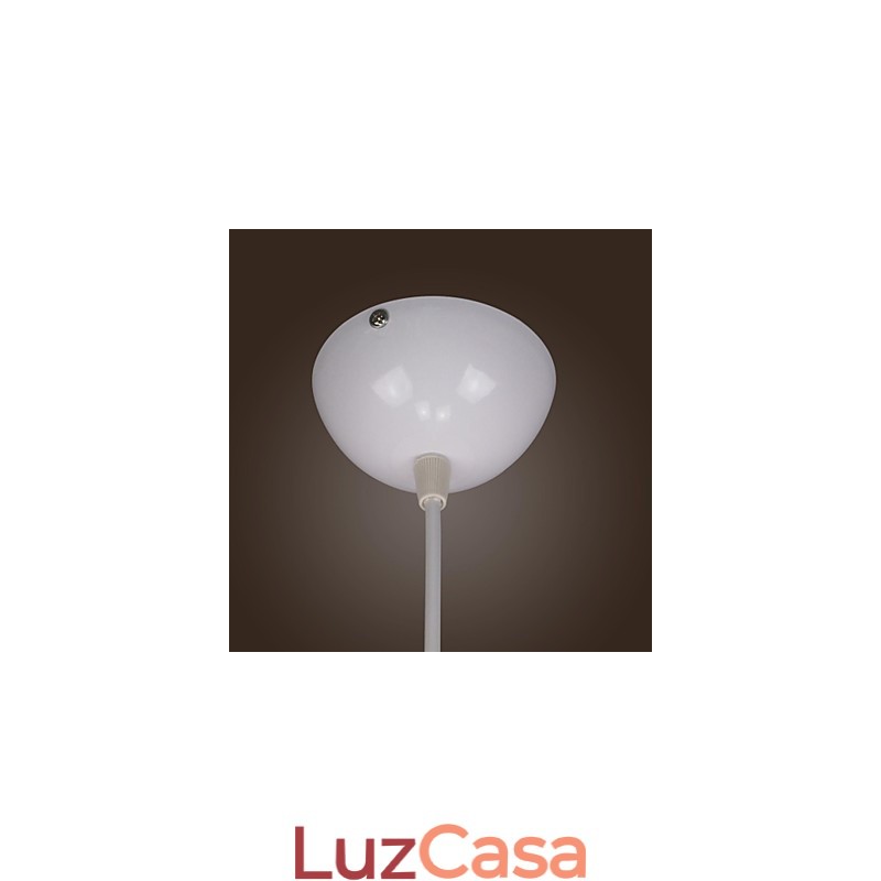 Luminária pendente de metal com pintura retrô country contemporânea moderna