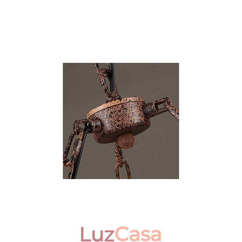 Lustre de corda de vento da indústria cerâmica Lustre RetroLron Simples