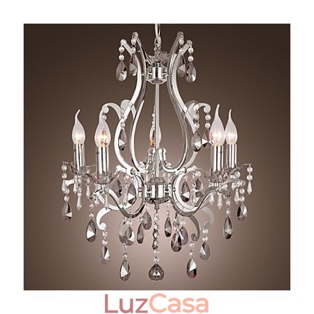 Lustre cromado clássico tradicional Lustre cromado clássico tradicional