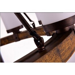 Lustre de madeira antigo vintage