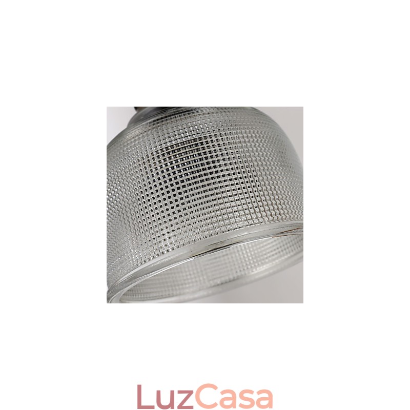 Lustre nórdico pequeno de vitral restaurando formas antigas