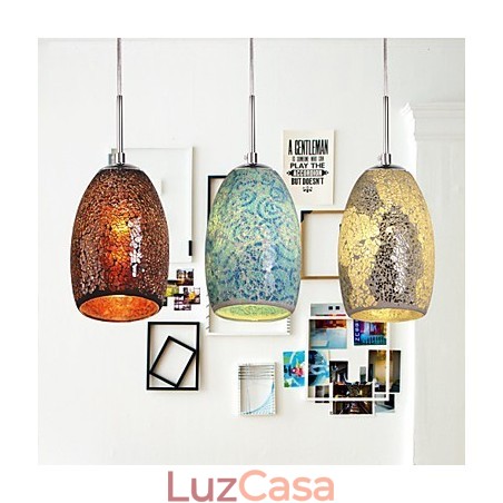 Luminária pendente de metal com pintura vintage clássica tradicional Luminária pendente de metal com pintura vintage clássica tradicional