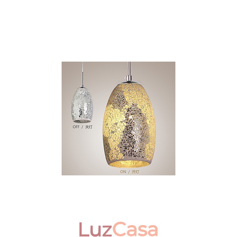 Luminária pendente de metal com pintura vintage clássica tradicional