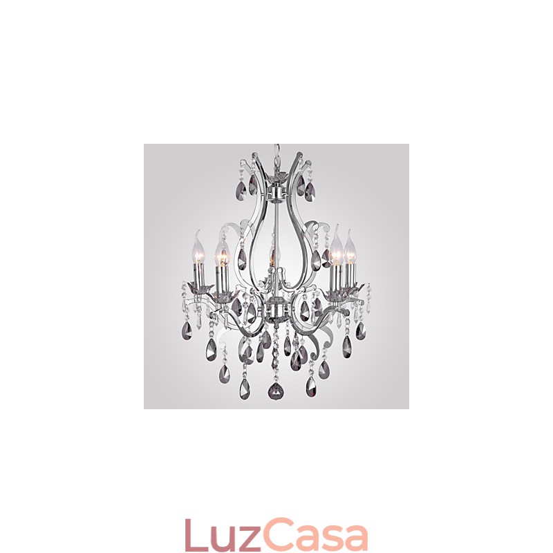 Lustre cromado clássico tradicional
