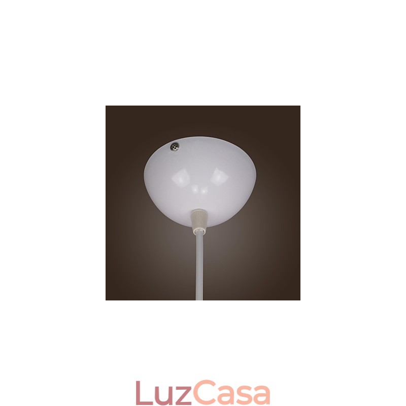 Luminária pendente de metal com pintura retrô country contemporânea moderna
