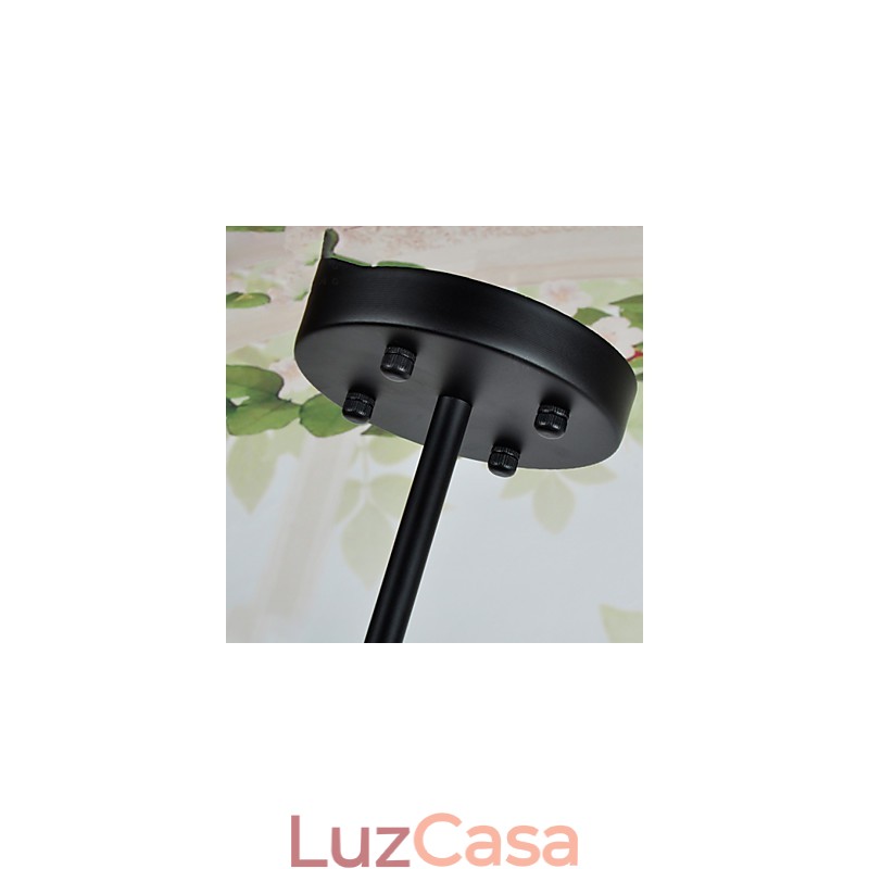 Luminárias pendentes estilo mini retrô garagem metal
