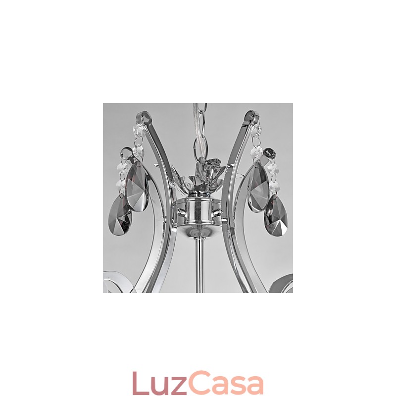 Lustre cromado clássico tradicional