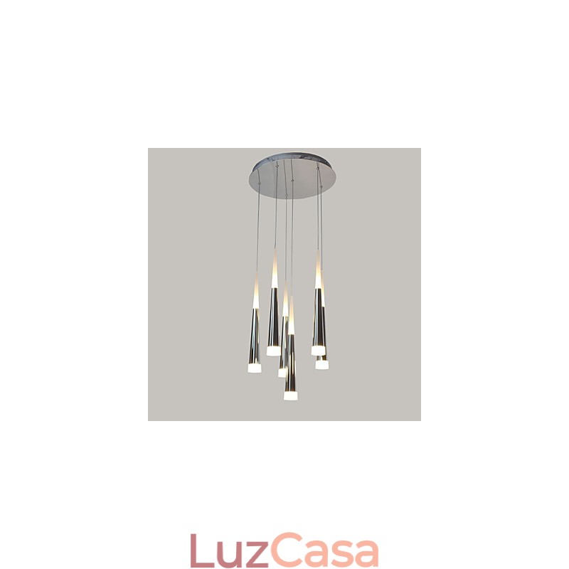 Luminárias pendentes modernas contemporâneas de metal