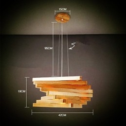 1Pendente de luz tradicional clássico estilo country mini com pintura em madeira e bambu