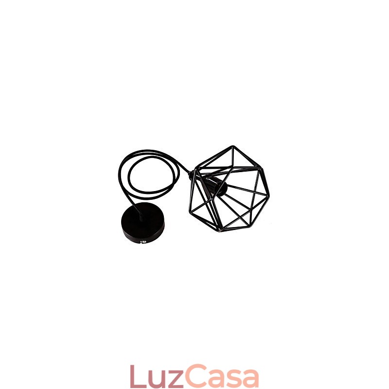 Estilo Mini Retro Pintura Metal Pendente Luz Garagem
