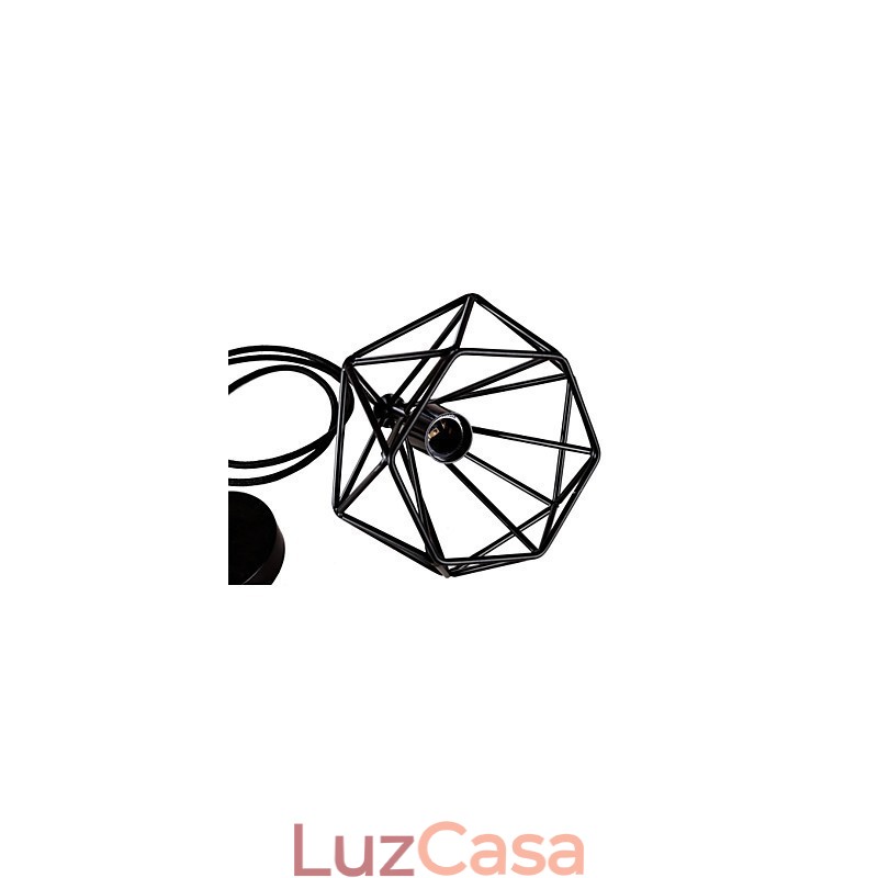 Estilo Mini Retro Pintura Metal Pendente Luz Garagem
