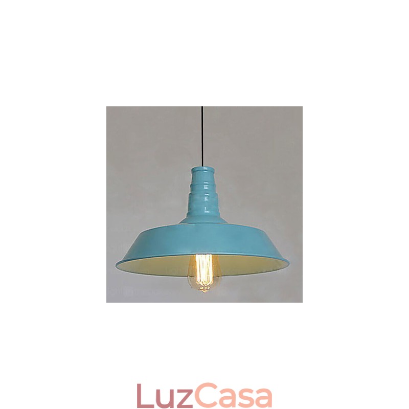 Pintura Vintage Metal Pendente Luz Garagem