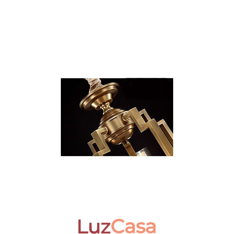 Lâmpada de estilo chinês Lâmpada de cobre Lâmpada de cobre