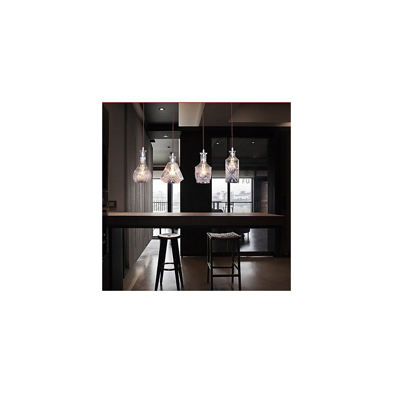 40W*4 Moderno Contemporâneo Tradicional Clássico Vintage Ilha Metal Pendente Luz
