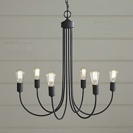 Lustre de metal com pintura country