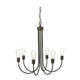 Lustre de metal com pintura country