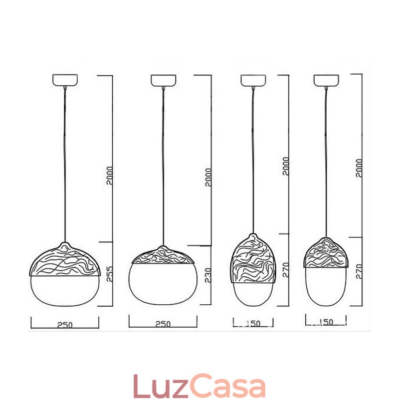 Nordic Contraído Cogumelo Criativo Nozes Única Cabeça Lustre de Vidro Lâmpada Luz