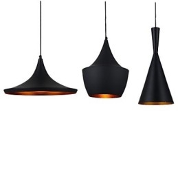 Mini Estilo Pintura Metal Pendente Luz