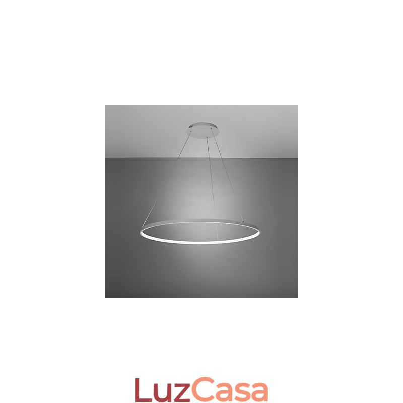 Luminária pendente regulável de 80 cm de diâmetro com design moderno