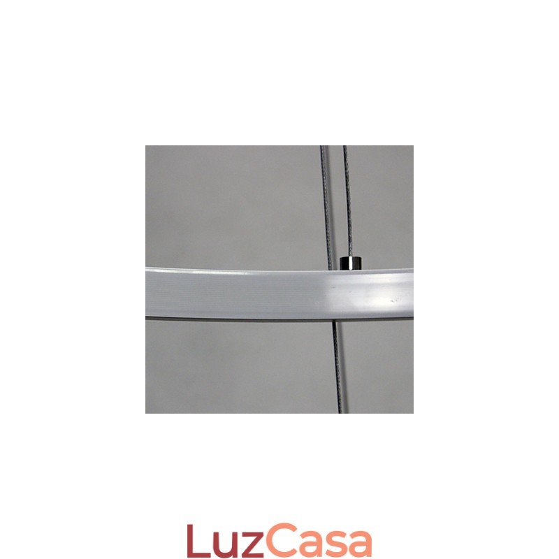 Luminária pendente regulável de 80 cm de diâmetro com design moderno