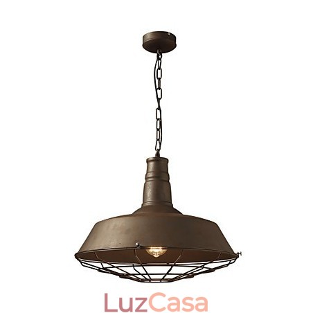 Luminária pendente retrô 1 luz Metal antigo Materila Shade Shop Luminária pendente retrô 1 luz Metal antigo Materila Shade Shop