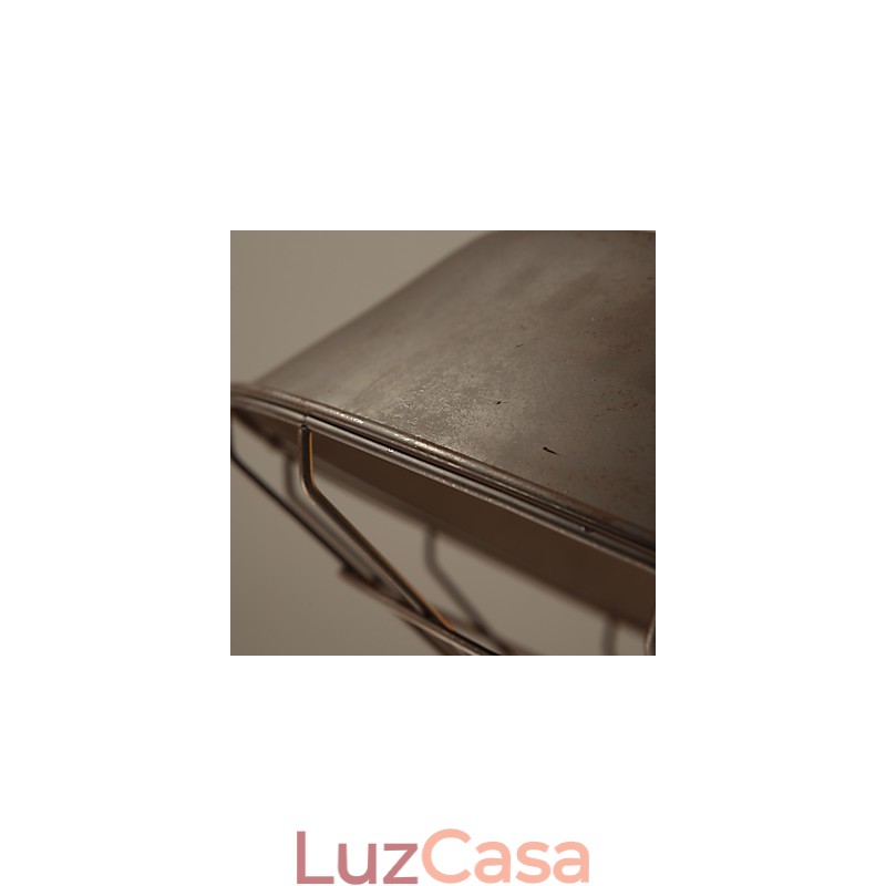 Luminária pendente retrô 1 luz Metal antigo Materila Shade Shop