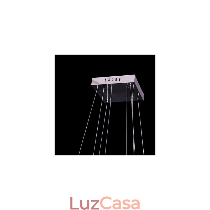 Luminária pendente de metal cristal contemporânea moderna