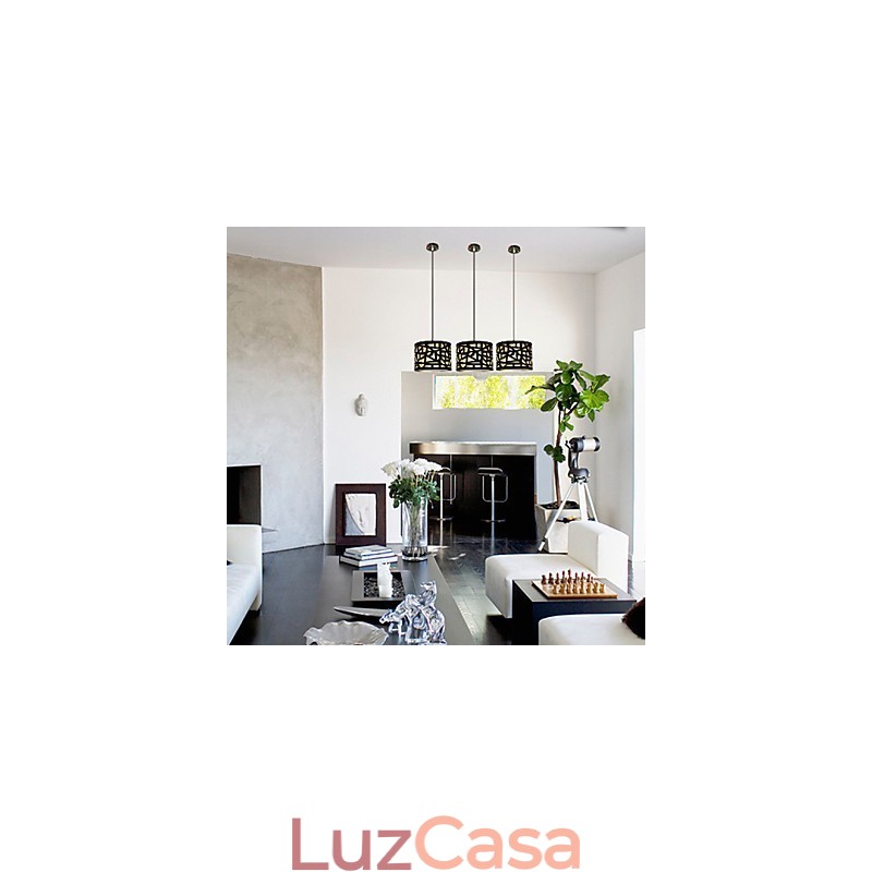 Lâmpada de cabeça única, moderna, contratada e contemporânea, criativa como o ninho de pássaro DropLight
