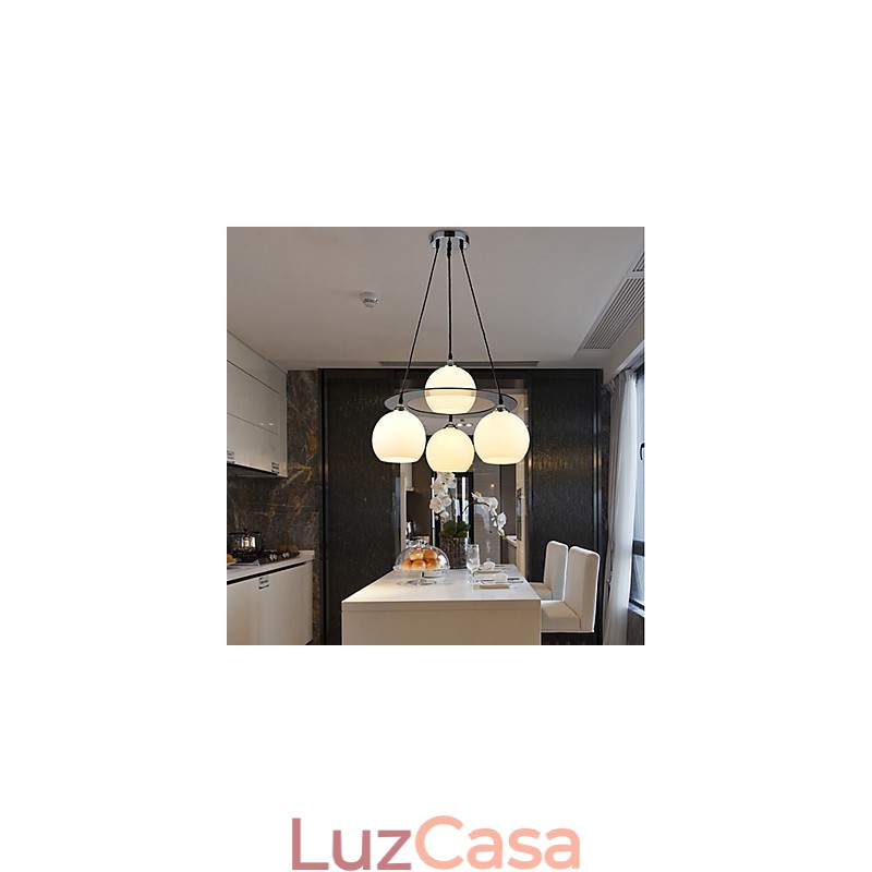 Luminárias pendentes modernas contemporâneas de vidro