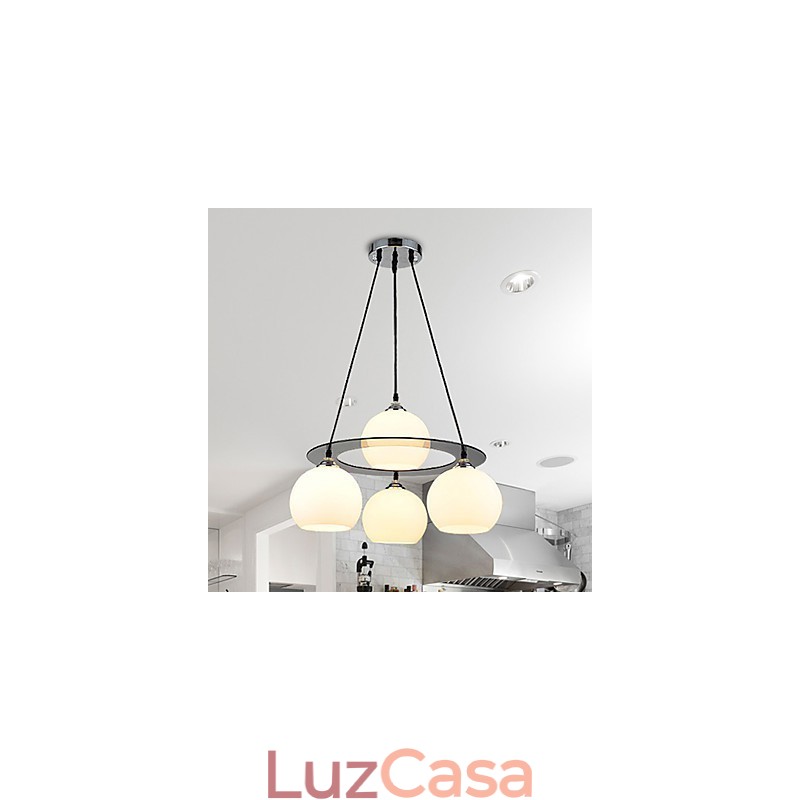 Luminárias pendentes modernas contemporâneas de vidro